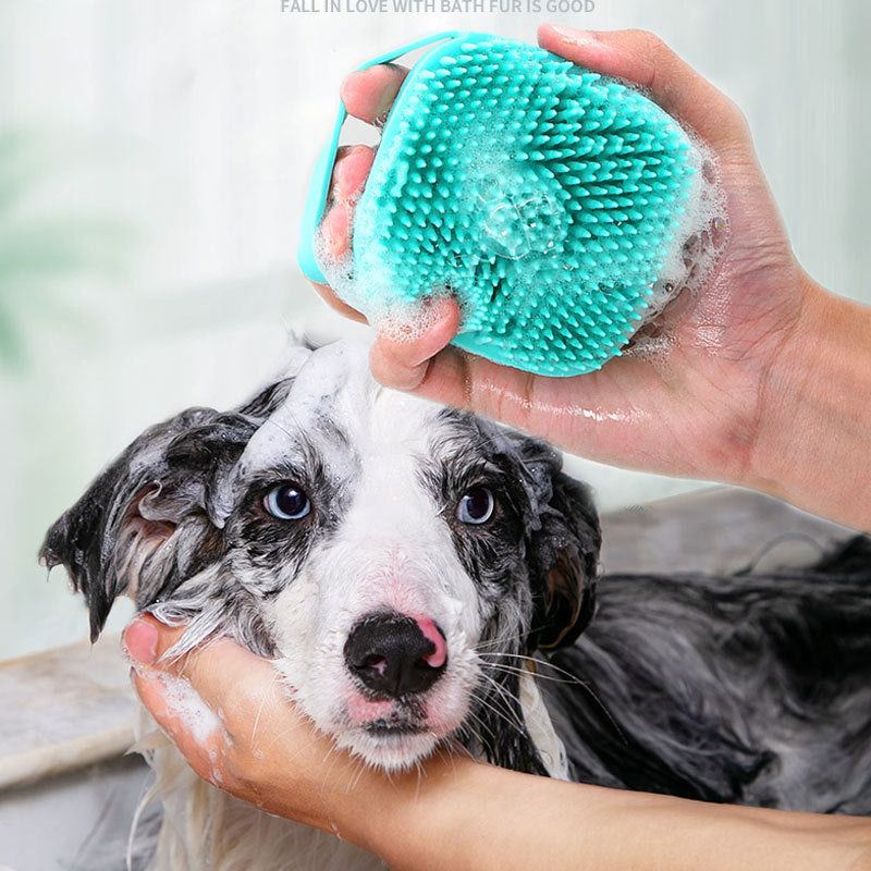 🔥 Pet silicone massage bath brush