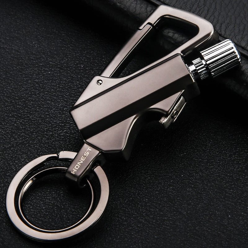 🔥 3 In One Creative Metal Keychain Lighter - Match / Opener/ Keychain