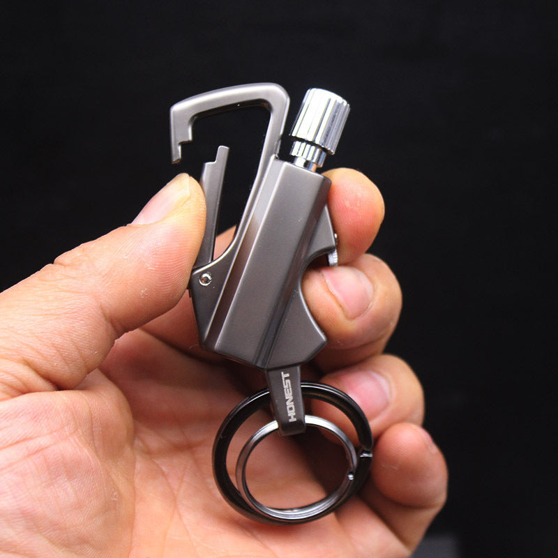 🔥 3 In One Creative Metal Keychain Lighter - Match / Opener/ Keychain