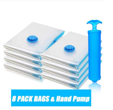 🔥 Reusable Vacuum Storage Bags with Electric Pump – Save 80% storage space