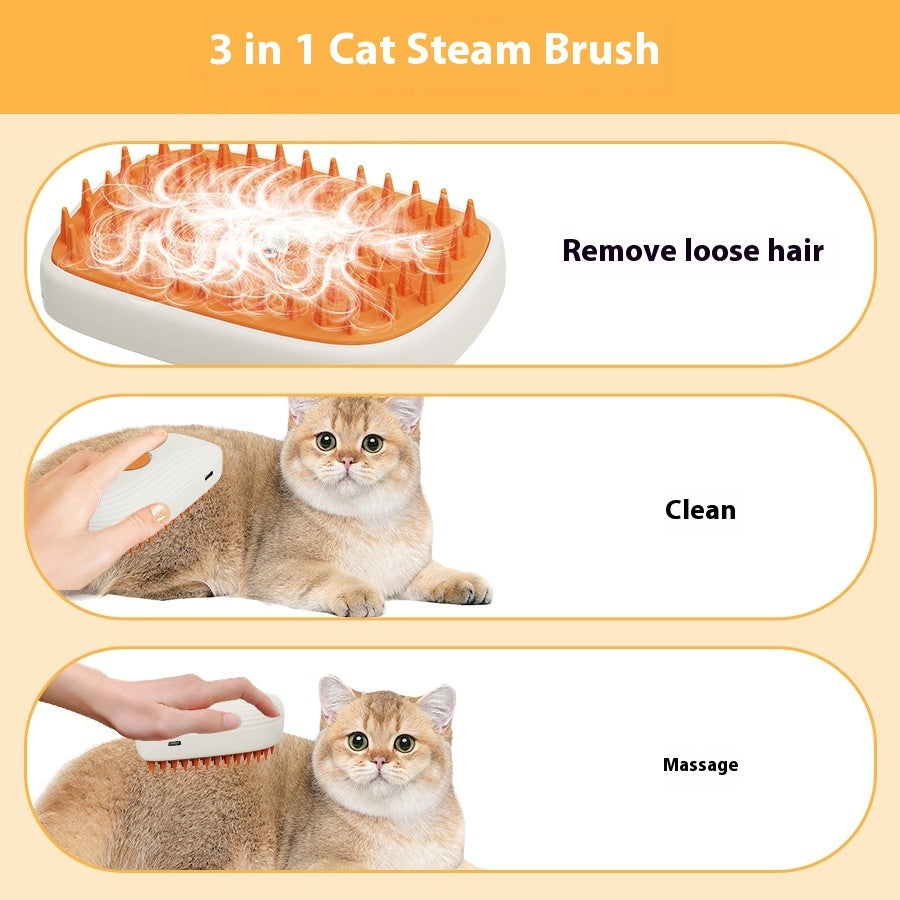 🔥🔥 Pets Steam Brush Spray Massage Comb 🔥🔥
