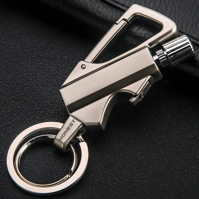 🔥 3 In One Creative Metal Keychain Lighter - Match / Opener/ Keychain