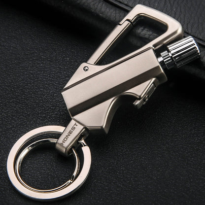 🔥 3 In One Creative Metal Keychain Lighter - Match / Opener/ Keychain