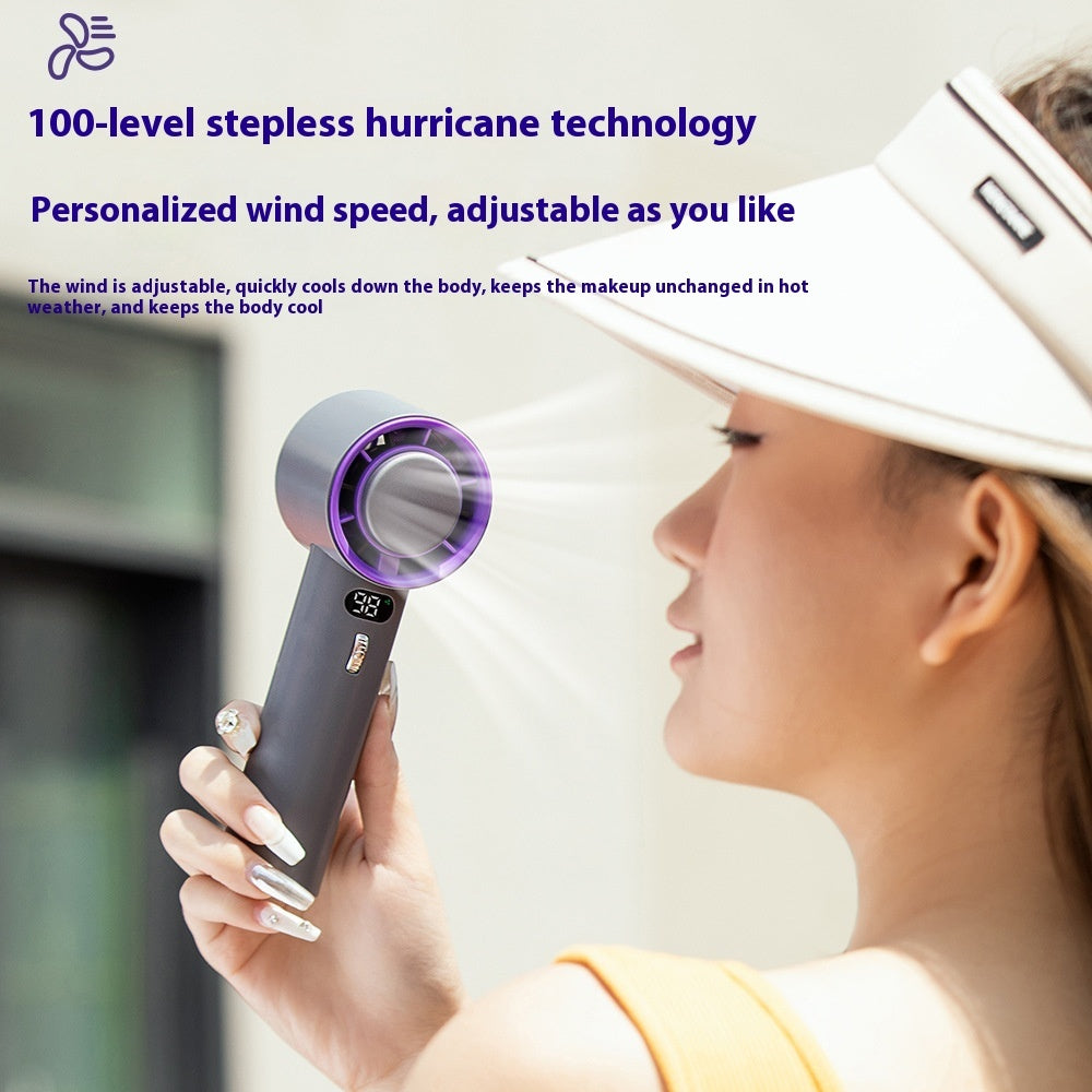 🔥 Portable Handheld Turbo Fan for Smart Travellers