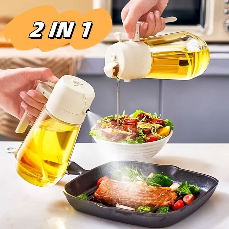 🔥 2 in 1 Olive Oil Dispenser Bottle for Kitchen