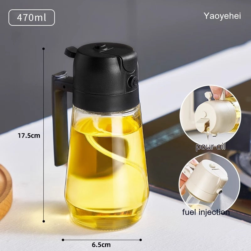 🔥 2 in 1 Olive Oil Dispenser Bottle for Kitchen