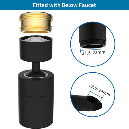 🔥 360° Degree Swivel Faucet Extender Nozzle For Kitchen 🔥