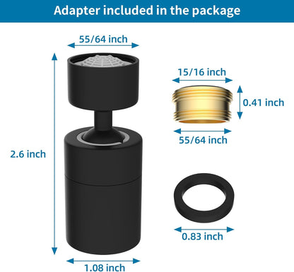 🔥 360° Degree Swivel Faucet Extender Nozzle For Kitchen 🔥