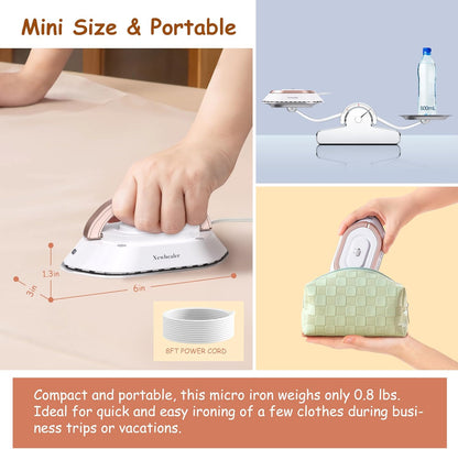 🔥 Portable mini Travel Iron for Clothes