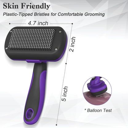 🔥 Self-Cleaning Slicker Brush for Dogs & cats 🔥