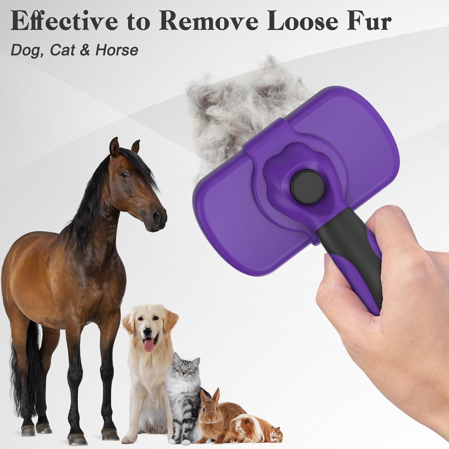 🔥 Self-Cleaning Slicker Brush for Dogs & cats 🔥
