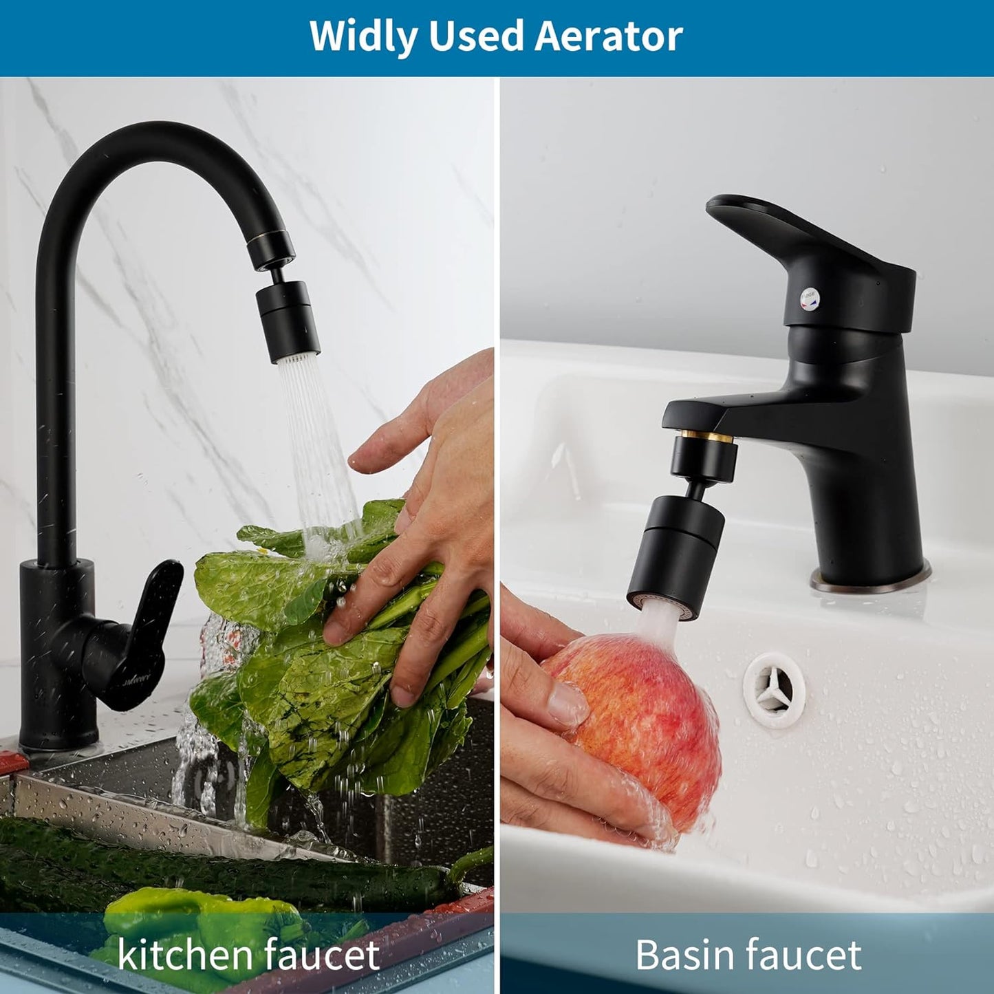 🔥 360° Degree Swivel Faucet Extender Nozzle For Kitchen 🔥