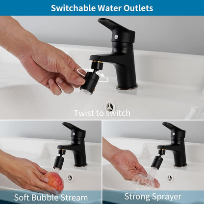 🔥 360° Degree Swivel Faucet Extender Nozzle For Kitchen 🔥