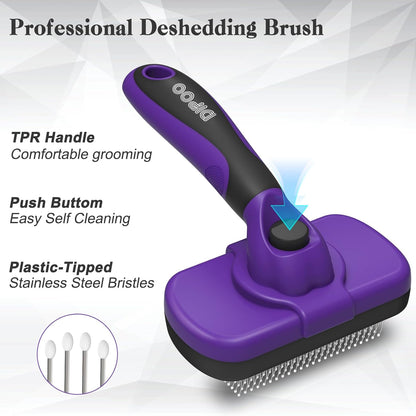 🔥 Self-Cleaning Slicker Brush for Dogs & cats 🔥