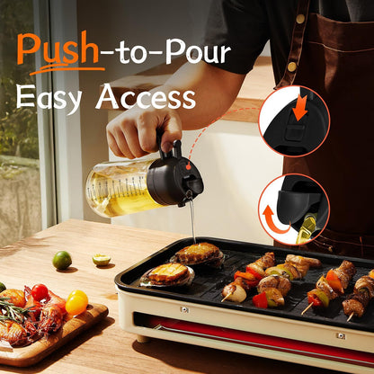🔥 2 in 1 Olive Oil Dispenser Bottle for Kitchen