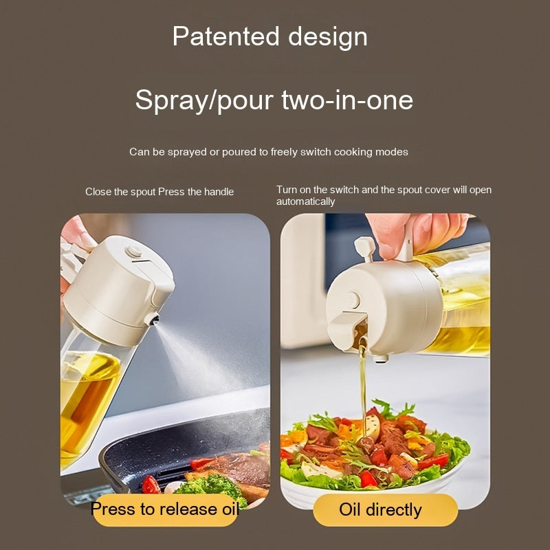 🔥 2 in 1 Olive Oil Dispenser Bottle for Kitchen