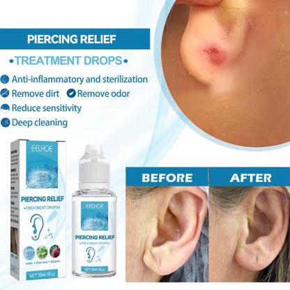 Piercing Repair Drops Mild Relief For Ear Piercing