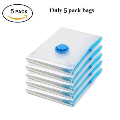 🔥 Reusable Vacuum Storage Bags with Electric Pump – Save 80% storage space