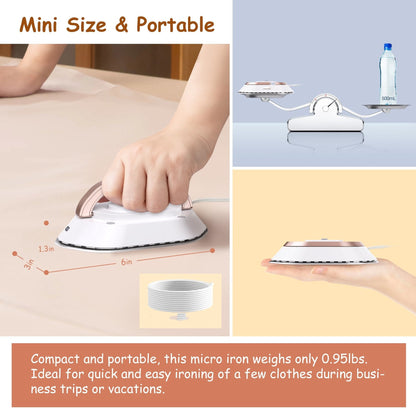🔥 Portable mini Travel Iron for Clothes