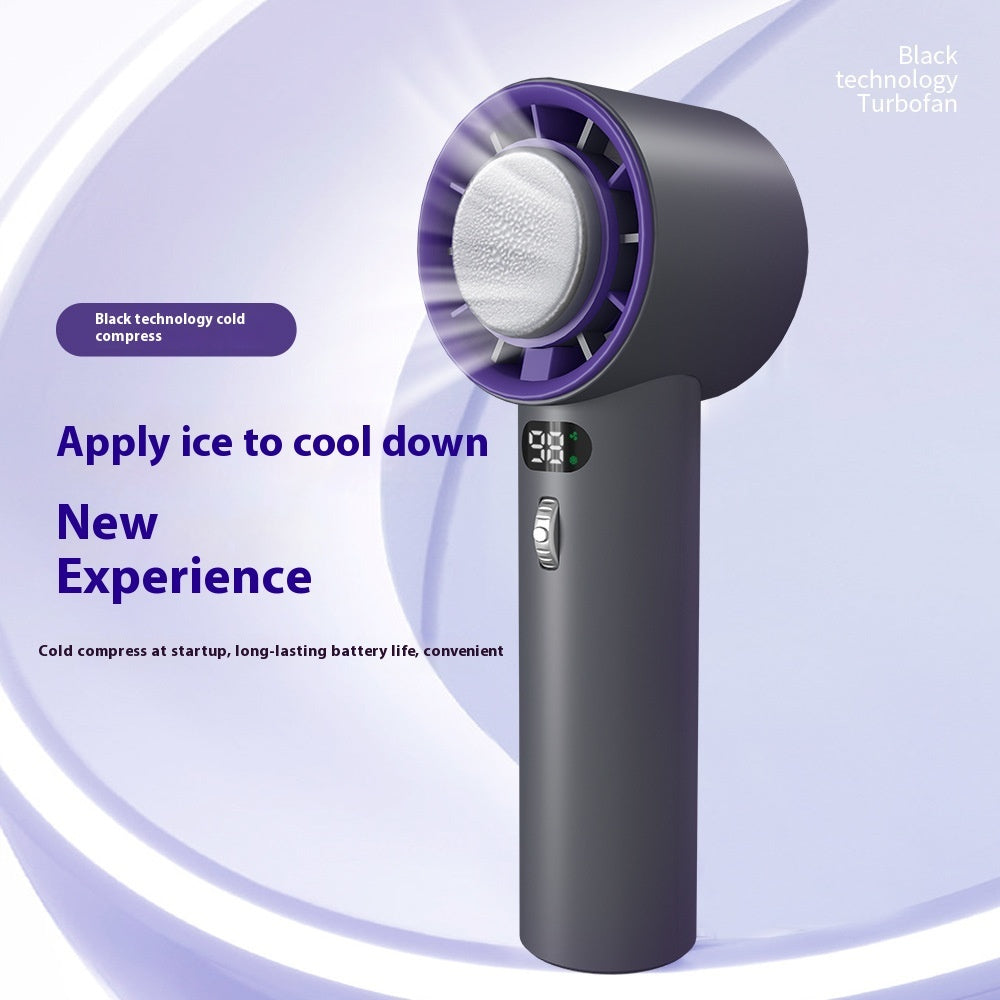 🔥 Portable Handheld Turbo Fan for Smart Travellers