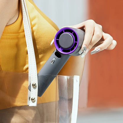 🔥 Portable Handheld Turbo Fan for Smart Travellers